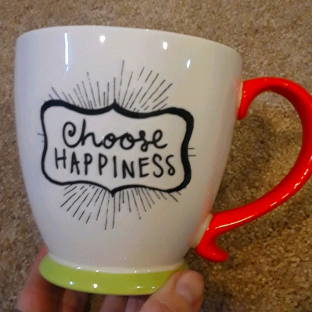 Clay Art Choose Happiness Mug - Picture 1 of 3